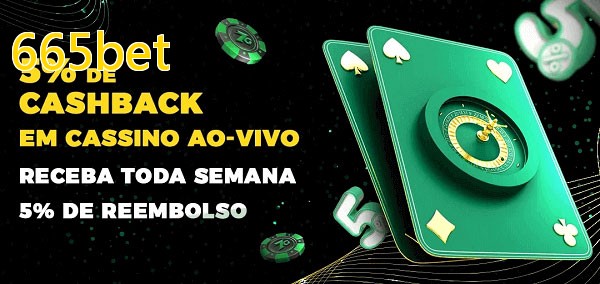 Promoções do cassino ao Vivo 665bet
